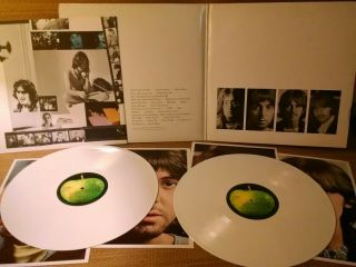 The Beatles White Album German White Vinyls Pics,  Poster 2lp