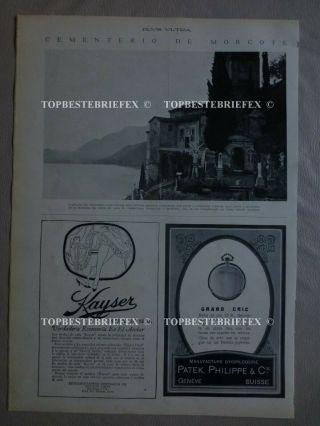 Patek Philippe Ad Advertising Paper Page 1920 