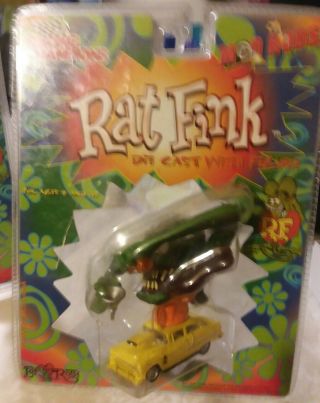 Rat Fink Ed Big Daddy Roth Yellow 