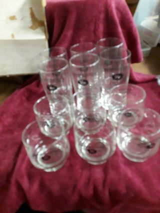 Jack Daniels Tennessee Sipper & Tennessee Squire Full Set 12 Glasses