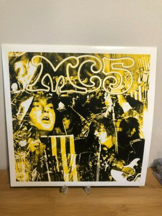 Mc5 Kick Out The Jams Lp Yellow Vinyl Screen Print Jacket Third Man Records