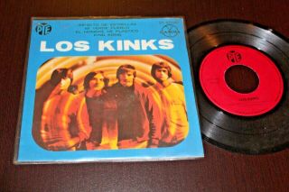 The Kinks Starstruck,  3 1968 Mexico 7 " Ep Beat Mod Psych Unique Ps
