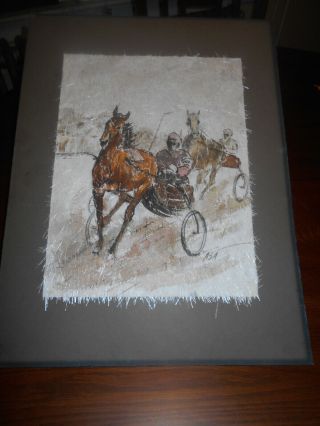 Standardbred Racehorses Print