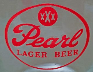 EXC 1950s - 1960s Old Logo San Antonio Texas Pearl Beer 6 oz.  Glass 4