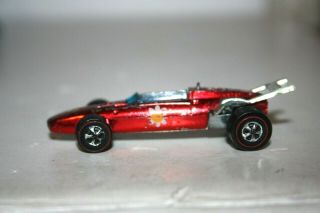 Vintage Mattel Hot Wheels Redlines 1969 Red Indy Eagle Diecast Toy Car