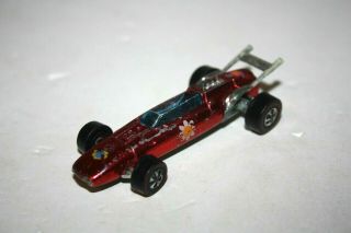 Vintage MATTEL HOT WHEELS REDLINES 1969 RED INDY EAGLE Diecast Toy Car 3