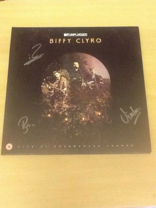 Biffy Clyro - Mtv Unplugged Signed Lp,  Signed Print - 2xlp,  Cd,  Dvd - Autographed - M/unp