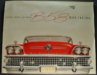 1958 Buick Prestige Brochure Roadmaster Limited Century Special