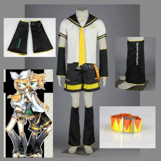 Vocaloid Kagamine Len Cospaly Sailor Suit Girls Uniform Cosplay Costume