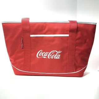 Large Red Coca - Cola Logo Officially Licensed Insulated Cooler Tote Bag