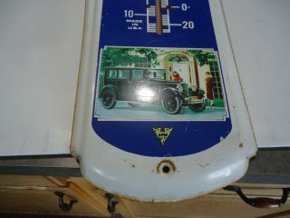 Packard car advertising sign vintage thermometer 27 
