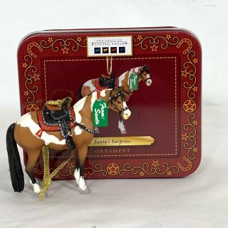 The Trail Of Painted Ponies Christmas Ornament " Santa 