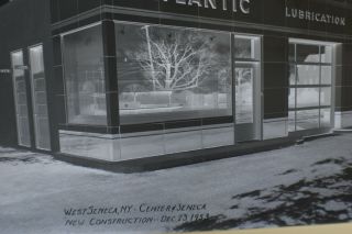 1953 Two Atlantic Gas Station Negatives Center & Seneca,  West Seneca,  Ny Large