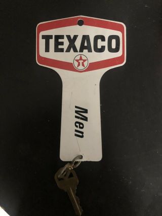 Vintage Texaco Mens Room Key