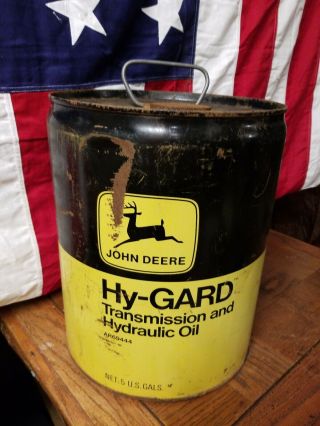 John Deere Hy - Gard Transmission And Hydraulic Oil 5 Gallon Can