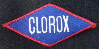 Clorox Embroidered Sew On Patch Bleach Household Products Cleaning 5 " X 2 1/2 "