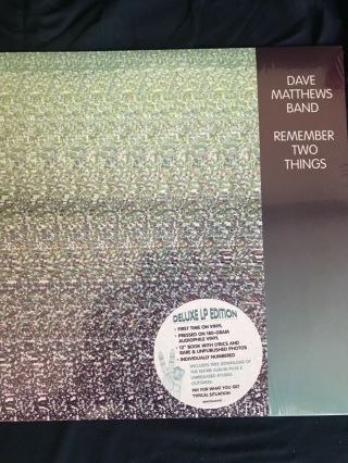 Remember Two Things [2lp] [bonus Tracks] By Dave Matthews Band (vinyl)