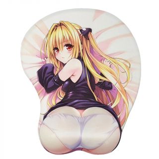 Golden Darkness Anime 3d Mouse Pad With Wrist Rest Lycra