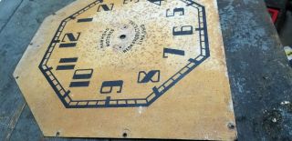 Antique Neon Products,  Inc.  Clock Face from Tombstone Style Menu Board Dial Lima 2