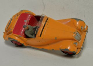 Meccano England Dinky Toys MG Midget 102 Street Vintage 1957 - 60 Rarer Yellow/Red 5