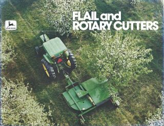 Farm Equipment Brochure - John Deere - Flail Rotary Cutters - C1980 (f6341)