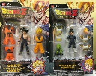 Dragon Ball Z Quick Change Figures: Goku And Vegeta