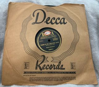 Billie Holiday There Is No Greater Love / Solitude Decca 23853 Strong V,