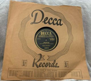 BILLIE HOLIDAY There is No Greater Love / Solitude DECCA 23853 strong V, 3