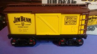 Jim Beam Train Decanter Yellow Box Car W /original Box,