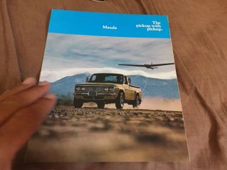 1974 Mazda Rotary Engine Pickup Color Brochure Prospekt