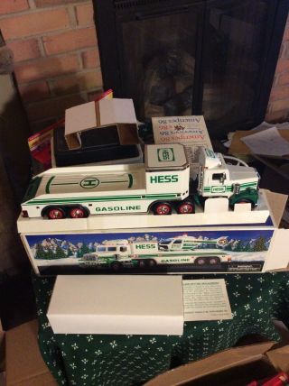 Hess Toy Truck And Helicopter 1995