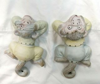 Vintage Occupied Japan Hand Painted Monkeys Hear Evil See Evil