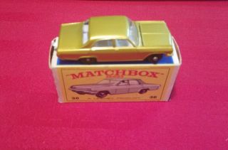 Vintage Matchbox Lesney Opel Diplomat W/box