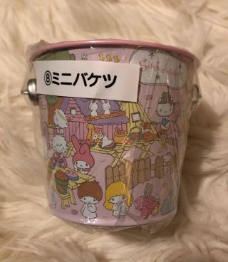 Sanrio Characters Hello Kitty Mini Bucket Kuji Lottery Japan Rare Kawaii