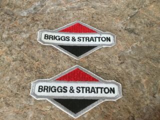 Briggs & Stratton Patch,  Vintage,  Nos,  Rare,  4 1/8 X 2 1/2 Inches