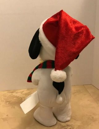 Peanuts Christmas Snoopy & Woodstock Side Stepper Animated Dancing Plush Doll 4