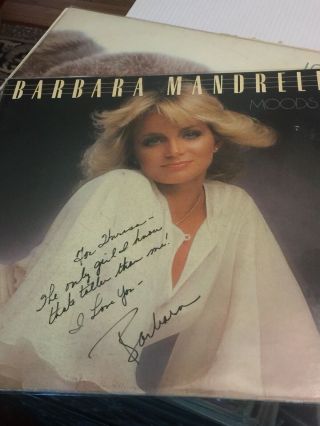 Barbara Mandrell Signed Album Cover With Record
