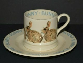Emma Bridgewater Cup And Plate Baby Animals " Bunny "