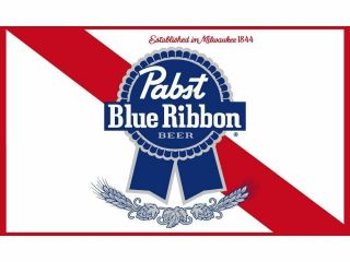 3x5 Feet 90 150cm Pbr Pabst Blue Ribbon Nylon Indoor Outdoor Flag For Decoration