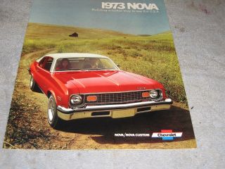 1973 Chevrolet Nova Full Color Sales Brochure