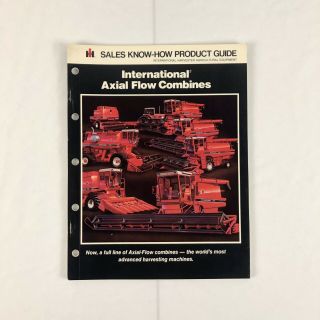 International Harvester Axial Flow Combines Product Guide Vintage 70’s 80’s