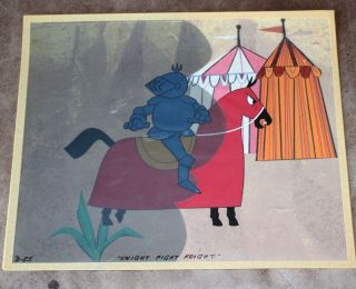 Bozo The Clown WORLD FAMOUS Production Cel Painted Watercolor Background 604 2