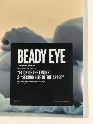 BEADY EYE (OASIS) - BE - COLUMBIA RECORDS NUDE GATEFOLD LP OOP Vinyl 2