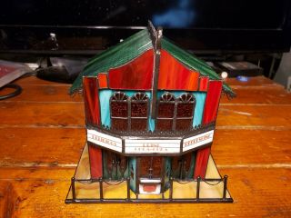 Coca Cola Theater Franklin Lighted Stained Glass House Movie House 1999 2