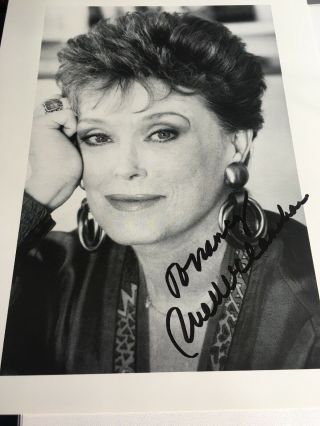 Rue Mcclanahan Blanche Golden Girls Autographed 8 X 10 Photo