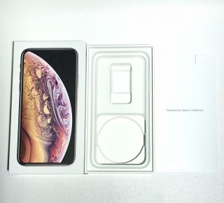 Box Only For Apple Iphone Xs 256gb Gold Mt992ll/a A1920 Empty Box