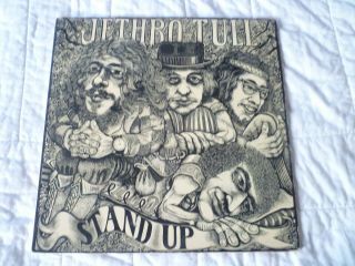 Jethro Tull Stand Up Lp Rare 1st Uk Press Vinyl Is E.  J.  Day