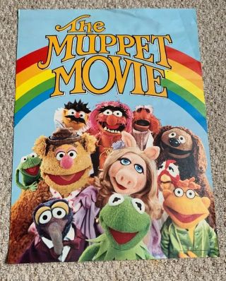 Jim Henson The Muppets Poster 18“ X 24“ 1979 The Muppet Movie - Kermit