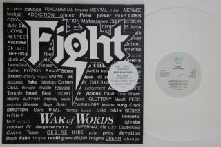 Lp Fight War Of Words 4745470 Epic United Kingdom Vinyl