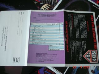 KISS Paul Stanley Solo LP Casablanca NBLP 7123 w/Poster & Order Form 5